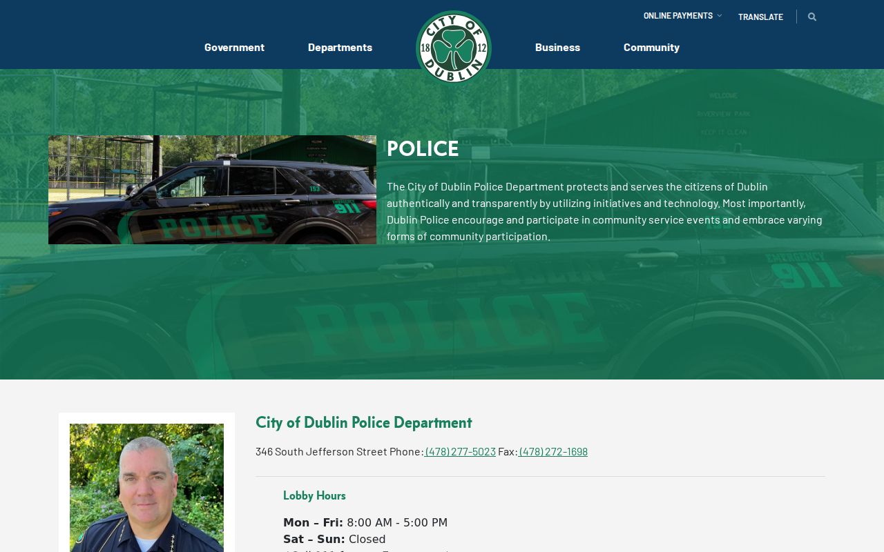 Dublin criminal records and police report request information