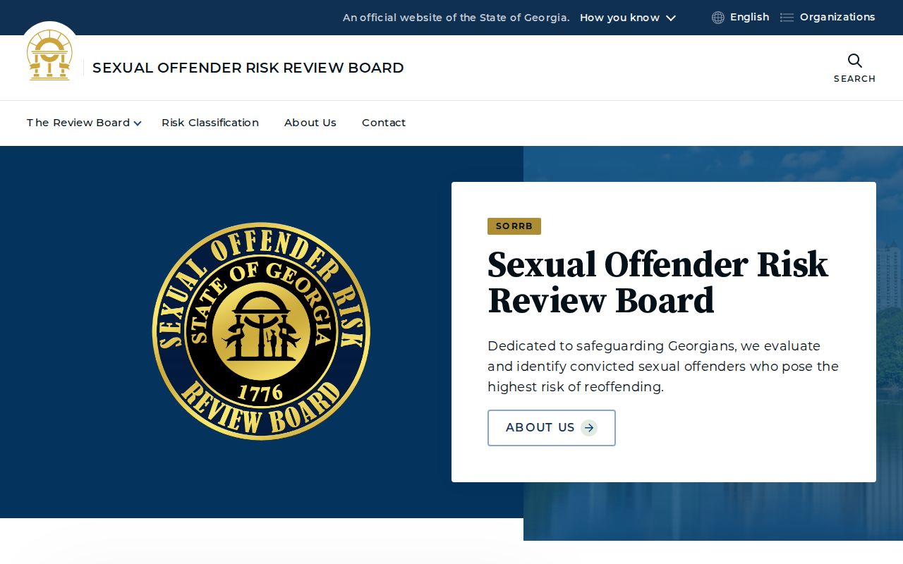 Laurens County sex offender classification information from Georgia SORRB